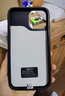 黑天虎適用蘋果13背夾充電寶iphone12/15promax背夾電池13mini/14pro11一體式無線手機殼超薄移動電源 睿智黑【蘋果15pro】液態(tài) 磨砂黑 曬單實拍圖