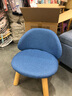 藝柳園 凳子家用矮凳帶靠背寶寶餐椅沙發(fā)凳換鞋凳創(chuàng  )意小板凳客廳凳子 藍色 曬單實(shí)拍圖