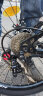 LAUXJACK 山地自行车成人一体轮单车变速公路车男女式学生青少年越野赛车 旗舰-辐条轮-黑色 24英寸 21速 实拍图