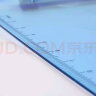 齐心(Comix) A4带刻度便携式书写板夹文件夹 可吊挂垫板 透明蓝 单个装A744 实拍图