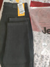 吉普（JEEP）高端男士牛仔褲男2025秋冬韓版修身小腳褲潮牌休閑百搭直筒褲子男 曬單實(shí)拍圖
