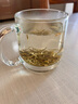 樂美雅玻璃杯家用茶杯帶把水杯帶蓋耐熱泡茶杯鋼化加厚杯喝水杯子 【兩支】班尼450ml(加杯刷*2) 曬單實(shí)拍圖