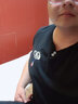 圣彼威朗 加肥加大碼短袖t恤男胖子肥佬體恤潮牌胖人衣服大碼半截袖打底衫 DX092黑色 3XL (190-210斤) 曬單實(shí)拍圖