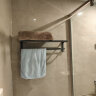 馨沛太空铝折叠毛巾架免打孔卫生间置物架浴室洗澡间厕所卫浴挂毛巾杆 实拍图