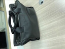 Dante輕奢真皮男士手提公文包單肩斜挎包休閑商務(wù)電腦文件包大容量男包 【細(xì)膩羊皮】A203 黑色【休閑百搭】 曬單實(shí)拍圖