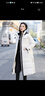 雪中飛【反季清倉(cāng)】鵝絨羽絨服冬女中長(zhǎng)款派克服極寒超厚反季外套 白色 L 曬單實(shí)拍圖