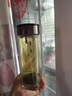 思寶（SIBAO）玻璃水杯墨晶雙層泡茶杯男保溫水晶茶杯商務(wù)玻璃杯官方旗船店 2號-  送杯套杯刷杯墊 360ml 曬單實(shí)拍圖