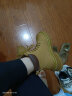 百丽马丁靴女商场同款大黄靴加绒户外工装靴子厚底短靴Y4P1DDD2 棕色-毛里 34 实拍图