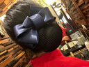 Royal sasa皇家莎莎職業(yè)護士頭花網(wǎng)兜空姐盤(pán)發(fā)夾酒店發(fā)網(wǎng)韓國版蝴蝶結發(fā)飾品 藍色BE 曬單實(shí)拍圖