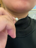 滴水成珠南珠世家正圓形淡水珍珠吊墜925銀項鏈路路通 送女友送愛人送閨蜜 10-11mm白色珍珠 曬單實拍圖