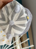 李晨曦（Lichenxi）嬰兒帽子春秋0-3-6個(gè)月薄款可愛(ài)純棉幼兒男童女寶寶新生兒鴨舌帽1 灰色   條紋皮標BABY鴨舌帽 大號頭圍44-49CM 5-24個(gè)月寶寶 曬單實(shí)拍圖