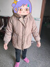 恰凡（QIAFAN）中年媽媽裝棉襖加絨外套新款中老年女裝秋冬季棉衣洋氣加絨棉服 卡其色 加絨 加厚 XL 曬單實(shí)拍圖