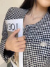 CHOMEL KINSEY韓國戒指女高級(jí)感小眾設(shè)計(jì)輕奢復(fù)古個(gè)性素圈食指戒情人節(jié)520禮物 格子戒指8號(hào) 曬單實(shí)拍圖