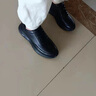 沙馳（SATCHI）男鞋新品厚底男士休閑皮鞋時(shí)尚系帶頭層牛皮舒適透氣運動(dòng)氣墊鞋子 黑色 39 曬單實(shí)拍圖