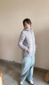 鴨鴨（YAYA）輕薄羽絨服女短款2025冬季新款時(shí)尚內膽連帽顯瘦薄款保暖外套K 嫣紅色 M (160) 曬單實(shí)拍圖