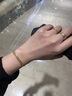 佩瑄男士黃金手鏈9999純黃金馬鞭手鏈足金老板鏈金包銀簡(jiǎn)單大方金手鏈 7mm直徑馬鞭手鏈重20克左右 曬單實(shí)拍圖