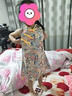 九能女童甜美中國風(fēng)旗袍兒童唐裝中小童漢服純棉2025夏季新款寶寶裙子 氣質(zhì)大花 90 適合身高80CM左右 曬單實(shí)拍圖