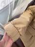 勤馳反季羽絨服女清倉長款活里活面特價工裝派克中可拆卸帽加厚情侶款 姜黃色不帶毛領(lǐng) S 建議80-115斤 曬單實拍圖