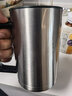 膳魔師（THERMOS） 保溫杯保溫瓶不銹鋼帶把手可車載真空熱水瓶桌面泡茶杯SK-1000 TSK2-600S 不銹鋼色 500ml 曬單實(shí)拍圖