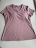 愛(ài)暇步 瑜伽服女套裝春季夏款速干短袖運動(dòng)T恤專(zhuān)業(yè)普拉提健身服美背大碼 迷霧紫/網(wǎng)紗/含胸墊/上衣 L 曬單實(shí)拍圖