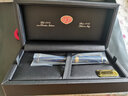奧羅拉 意大利Aurora/鋼筆Ipsilon意普西倫B1214K金筆商務(wù)送禮高檔禮盒 藍桿金夾 F（約0.6mm） 曬單實(shí)拍圖