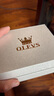 歐利時（OLEVS）瑞士認(rèn)證品牌手表女復(fù)古簡約輕奢女士手表夜光防水石英表送女友 歐利時-5590-棕皮白面 曬單實拍圖