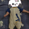 迪士尼（Disney）嬰兒衣服男寶寶短袖連體衣夏季薄款半袖卡通可愛超萌爬服純棉哈衣 萌鱷出沒 連體衣【前開款】 80cm 身高74-78cm左右 曬單實拍圖