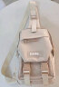 第九城（V.NINE）斜挎包女生大容量男士单肩包男运动腰包胸包休闲小背包邮差包机能包收纳袋 VD2BV52963J 卡其色 晒单实拍图