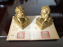 鼎風(fēng)閣北京獅擺件一對黃銅獅子擺件客廳辦公室汽車(chē)銅獅子大號故宮獅裝飾 款4銅北京獅 一對 曬單實(shí)拍圖
