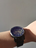 Angie亨積男士手表黑武士全自動(dòng)機械表學(xué)生高顏值彩色鏡面精鋼表帶防水 藍光【送真皮帶+拆表器+保護膜】 曬單實(shí)拍圖