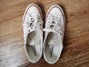 匡威（Converse）1970s男女鞋經(jīng)典三星標(biāo)低幫情侶帆布鞋運(yùn)動(dòng)休閑板鞋學(xué)生鞋多巴胺 162065C  白低 37 /4.5 曬單實(shí)拍圖