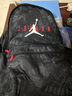 NIKE JORDAN 耐克AJ雙肩背包大容量帶筆記本保護套大學(xué)生書(shū)包 正黑色/喬丹紅 8/20【49*29*16cm 約22.7L】 曬單實(shí)拍圖