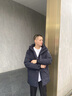 波司登（BOSIDENG）【反季】羽絨服鵝絨男款中長款可脫卸帽新國標90絨商場同款外套 黑藏青5295 S 170/92A 曬單實拍圖