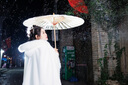 冬季古裝女裝斗篷外套漢服披肩古風(fēng)加絨加厚大毛領(lǐng)長款連帽外套中國風(fēng)披風(fēng) 白色加絨加厚款 M_均碼 曬單實(shí)拍圖
