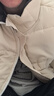 安初夏秋冬季新款保暖外穿無袖棉服外套美式復(fù)古純色男女同款棉衣馬甲 杏色 XL 曬單實(shí)拍圖