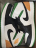 耐克（NIKE）【潮】Air Jordan aj1板鞋男女新款高幫休閑跑步運動(dòng)耐磨籃球鞋 BQ6931/852542-101/白綠橙 44.5 曬單實(shí)拍圖