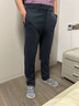 吉普（JEEP）莫代爾春秋款男士運動褲直筒寬松休閑褲中年爸爸冬季加絨加褲子男 藍灰【厚款不加絨】 XL 【建議135-152斤】 曬單實拍圖