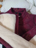 俞兆林（YUZHAOLIN）老人冬裝外套女?huà)寢層鸾q棉服冬季老年人衣服棉襖老太太奶奶棉衣 紫紅 2XL （建議105-120斤） 曬單實(shí)拍圖