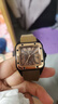 古歐（GUOU）手表女時(shí)尚小眾復古方形簡(jiǎn)約氣質(zhì)高中女學(xué)生休閑皮帶石英女士腕表 棕色小盤(pán) 曬單實(shí)拍圖
