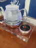惟聚 全自動(dòng)底部上水電熱水壺 燒水壺玻璃家用水晶電茶壺自動(dòng)抽水 功夫茶具電磁爐 自吸式泡茶恒溫開(kāi)水壺 玫瑰金（抽桶裝水款） 曬單實(shí)拍圖
