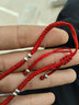 查克拉情人節禮物會(huì )響鈴鐺情侶手鏈一對女男編織手繩紅繩生日送女友 紅色鈴鐺手繩【魅藍禮盒】 曬單實(shí)拍圖
