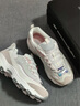 斯凱奇（Skechers）女鞋小白熊女士休閑鞋子厚底增高百搭運動(dòng)軟底老爹鞋女99999863 白色/海軍藍色/WNV1 38 曬單實(shí)拍圖