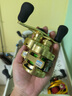 SHIMANOshimano禧瑪諾 新款CQ 打黑輪雷強輪鼓輪CALCUTTA CONQUEST小金輪 21款 CQ 201XG左手 曬單實拍圖