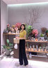 馬迪安 2022夏季新款闊腿褲女高腰垂感冰絲長(zhǎng)褲醋酸寬松銅氨絲休閑褲直筒褲女褲子 黑色【常規(guī)】 M【85-105斤】 曬單實(shí)拍圖