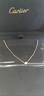 卡地亞卡地亞項鏈18k玫瑰金鑲嵌鑲鉆項鏈0.04克拉21新品送女友禮物 B7224517 18K玫瑰金 曬單實(shí)拍圖