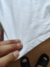 真維斯（Jeanswest）白色打底衫男2025新款春秋重磅純棉內(nèi)搭上衣學(xué)生圓領(lǐng)長袖T恤男士 白色(自由筆尖胸標(biāo)) 5XL (體重230-260斤) 曬單實(shí)拍圖