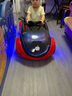 米國(guó)隊(duì)長(zhǎng)兒童電動(dòng)車兒童電動(dòng)汽車兒童汽車小孩電動(dòng)車遙控汽車可坐人兒童車 標(biāo)配紅色|硬座+遙控+搖擺+早教 曬單實(shí)拍圖