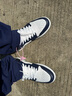 耐克（NIKE）鞋子aj男鞋 Air Jordan 1 Low 低幫男子運動休閑鞋籃球鞋 553558-141 白藍 42.5 曬單實拍圖