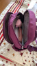 格比森双肩包女士背包百搭尼龙牛津布妈咪户外出行旅游小背包 紫色 实拍图