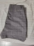 魅力棠格子短褲女秋冬年新款高腰外穿顯瘦休閑直筒打底靴褲女裝時(shí)尚專(zhuān)柜 格子 2XL/30(125-135斤) 曬單實(shí)拍圖